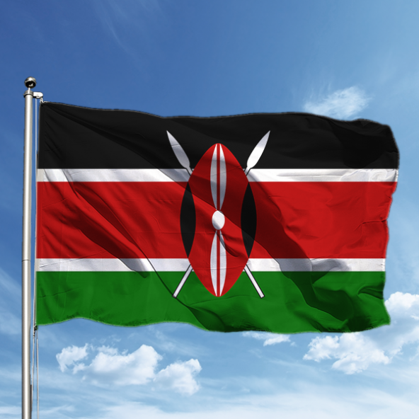 Kenya Bayrağı 50*75