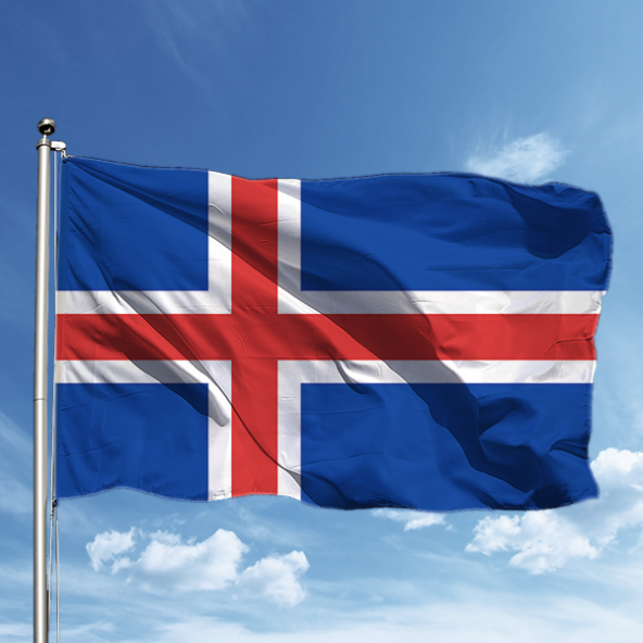 İzlanda Bayrağı 150*225 ürün görseli