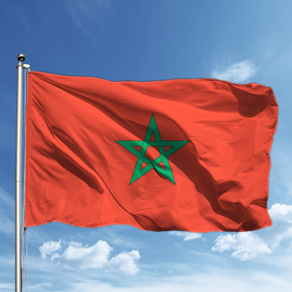 Fas Bayrağı 70*105 ürün görseli