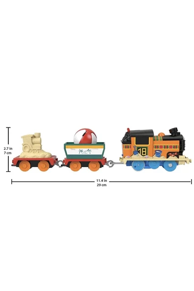 Ve Arkadaşları Büyük Tekli Tren Eğlenceli Karakterler Hfx97-hmk05 - 4