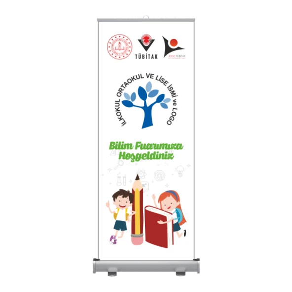Bilim Fuarı Roll up Banner-8 - 2