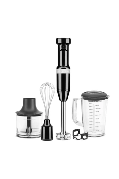 KitchenAid 5KHBV83EOB 180 W El Blender Seti Parlak Siyah