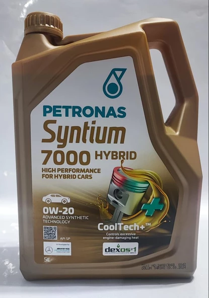 PETRONAS SYNTIUM 7000 HYBRID 0W-20 MOTOR YAĞI 5 Litre