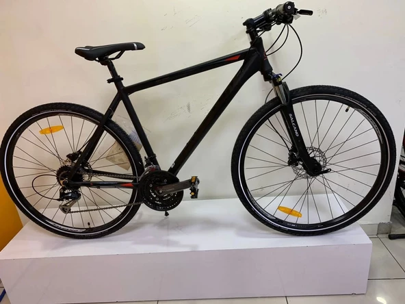Salcano City Sport 27S HD Fren 27 Vites 28 Jant Şehir Gezi Bisikleti Siyah Kırmızı 21 Kadro
