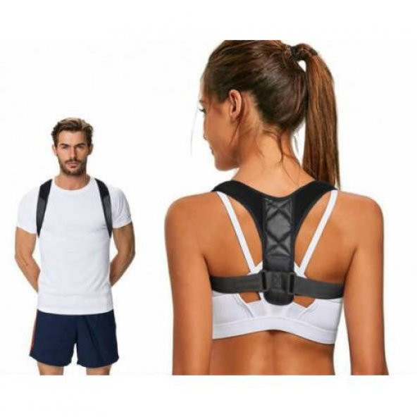 Kemerli Bay Bayan Kamburluk Önleyici Dik Duruş Korsesi Posturex D ürün görseli