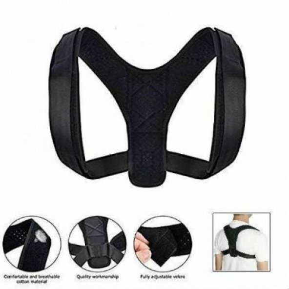 Kemerli Bay Bayan Kamburluk Önleyici Dik Duruş Korsesi Posturex D - Resim 5