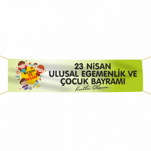 23 Nisan Pankartı -3