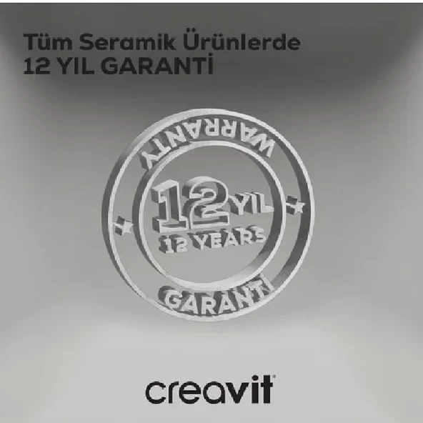 Creavit SD055 Sedef Yarım Ayak Lavabo 45X55 cm Beyaz - 3