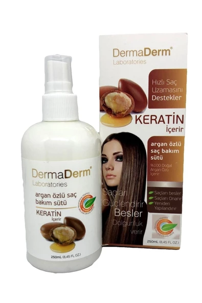 DermaDerm Argan Özlü Saç Bakım Sütü 250 Ml.