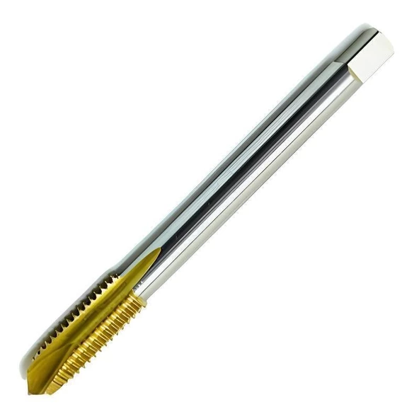Maier M20x2,5 Düz Makina Kılavuzu HSS-M2AL Titanyum Kaplı Standart DIN-371/C MK371TC20
