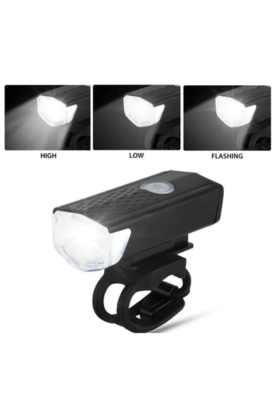 Bisiklet Işığı Usb Şarjlı Led Ön Arka Set Xbyc 6116 - 4