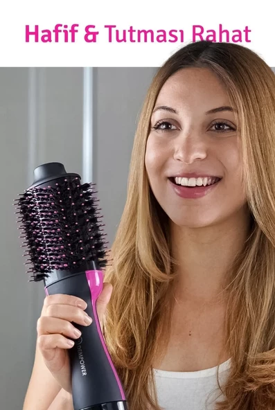 Profosyonel Saç Kurutma Makinesi -3 FONKSİYONLU  Taraklı Saç Düzleştirici - Fön Makinesi 1200W