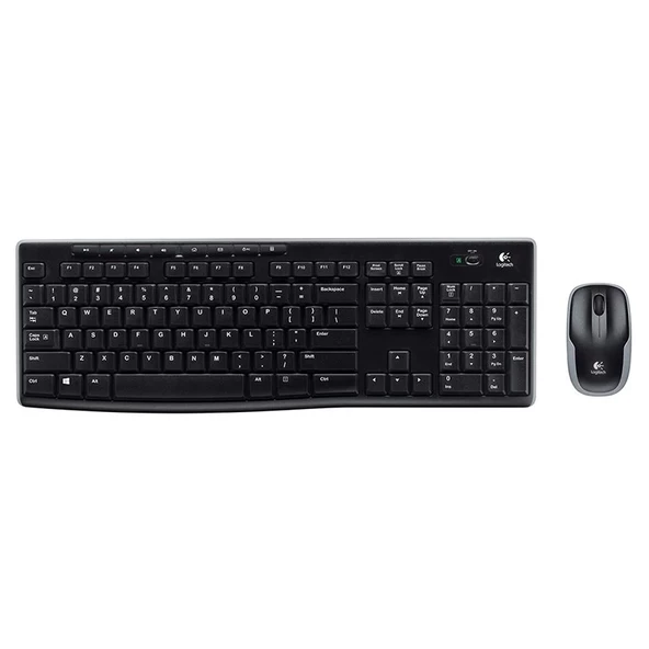 LOGITECH MK270 SİYAH KABLOSUZ Q KLAVYE SET (4593)