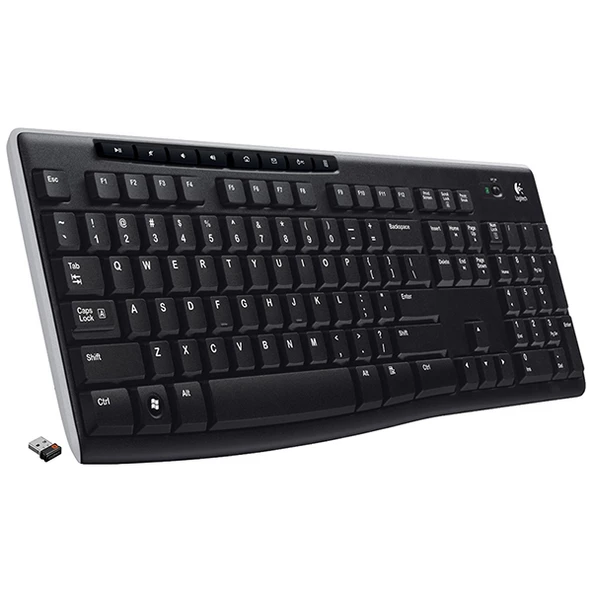 LOGITECH K270 KABLOSUZ USB SİYAH Q KLAVYE (4593)