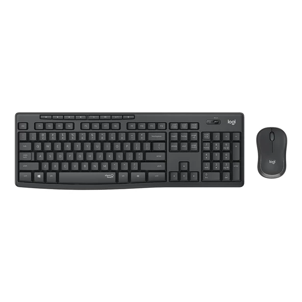 LOGITECH MK295 Q TR SİYAH KABLOSUZ KLAVYE+MOUSE SET (4593)