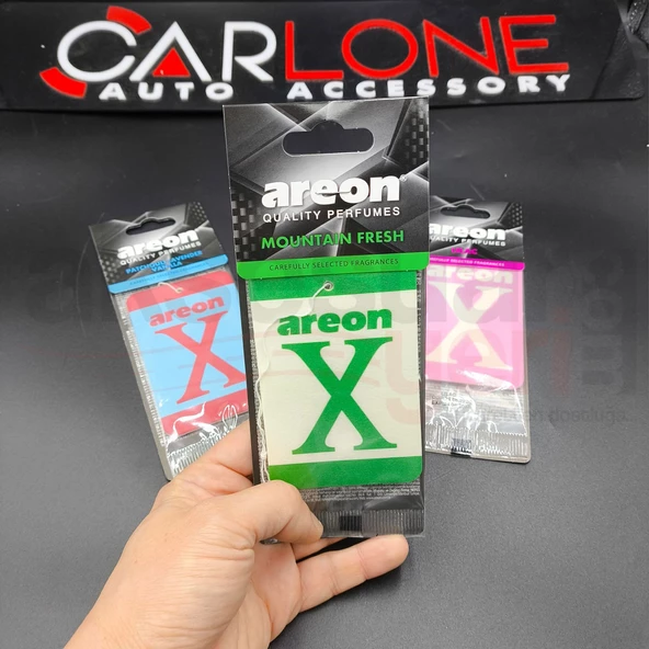 Areon X Model Lastikli Ayna Kokusu 3'lü Set Paçuli-Dağ Havası-Lila - 2