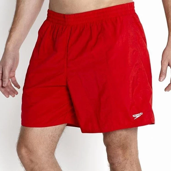 Speedo Solid Leis 16" Wsht Am Red Sp8156916446 - 2