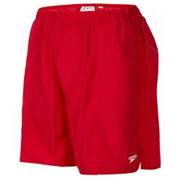 Speedo Solid Leis 16" Wsht Am Red Sp8156916446 - 3