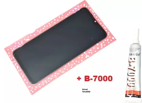 OPPO RENO 4, 4 LİTE ORJ  Ekran Dokunmatik (B7000 15 ML Yapıştırıcı)