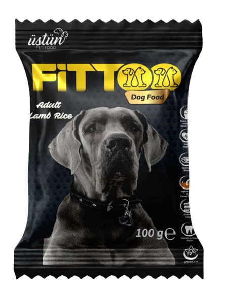 FİTTOO YETİŞKİN KÖPEK MAMASI 100 GRAM (12 ADET)