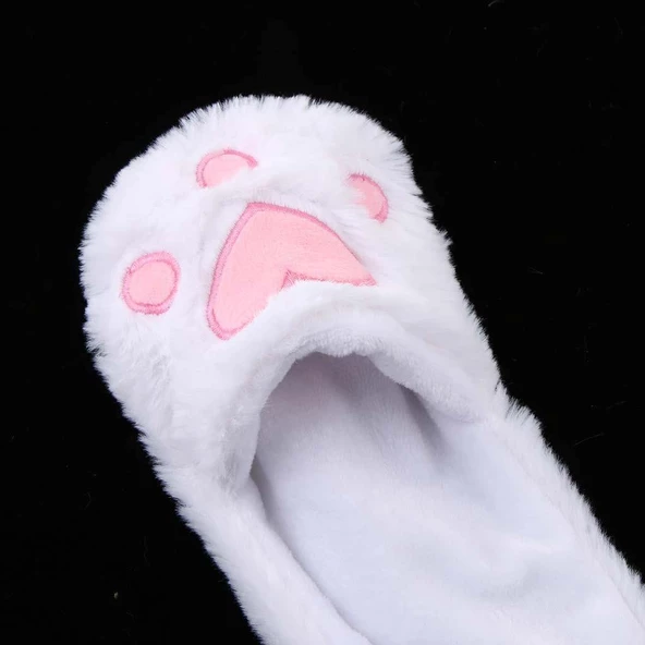 KIZ ERKEK LED IŞIKLI HAREKETLİ PELÜŞ KULAKLIK BERE - Resim 3