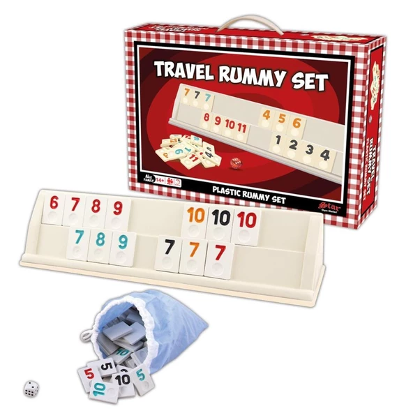 1010402 Travel Rummy Set ,Star okey