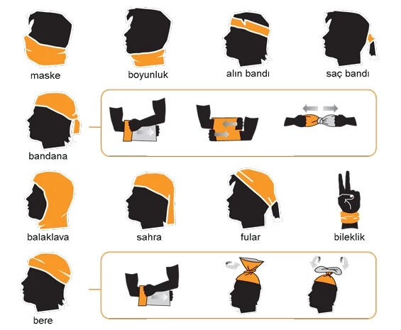Wind Cat Çocuk Bandana Wd1248 - 4