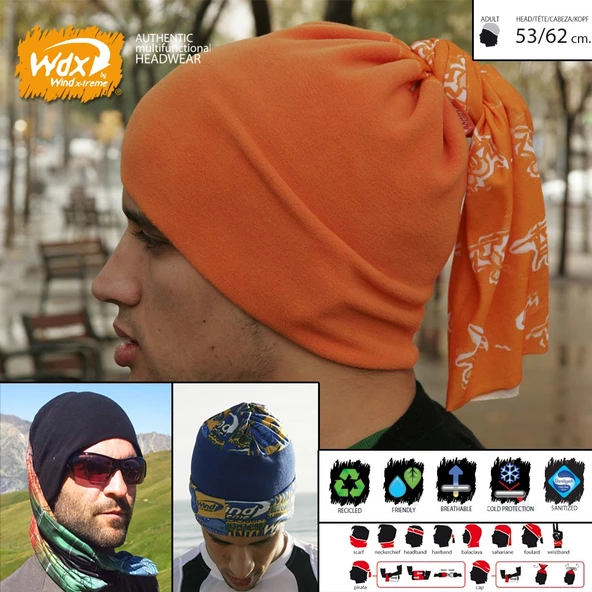 Wind Polarwind Noise Grey Bandana Wdwp104