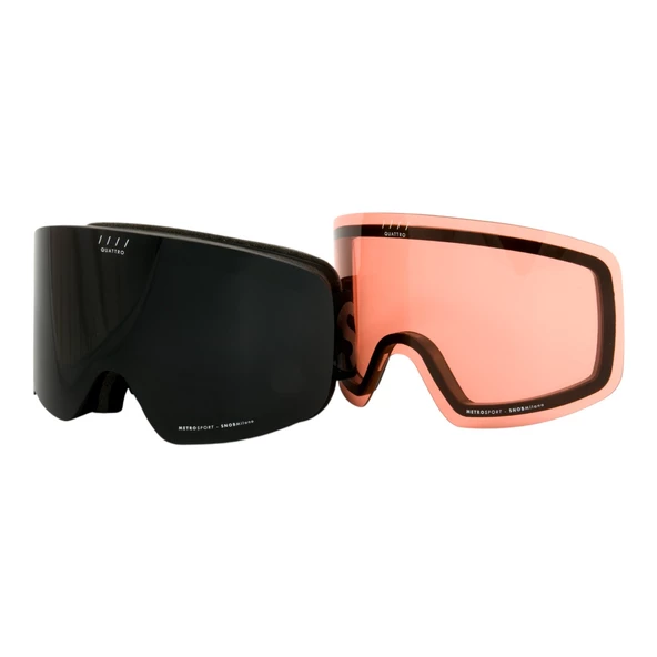 Snob Milano Quattro Çift Lensli Unisex Kayak Gözlüğü - 2