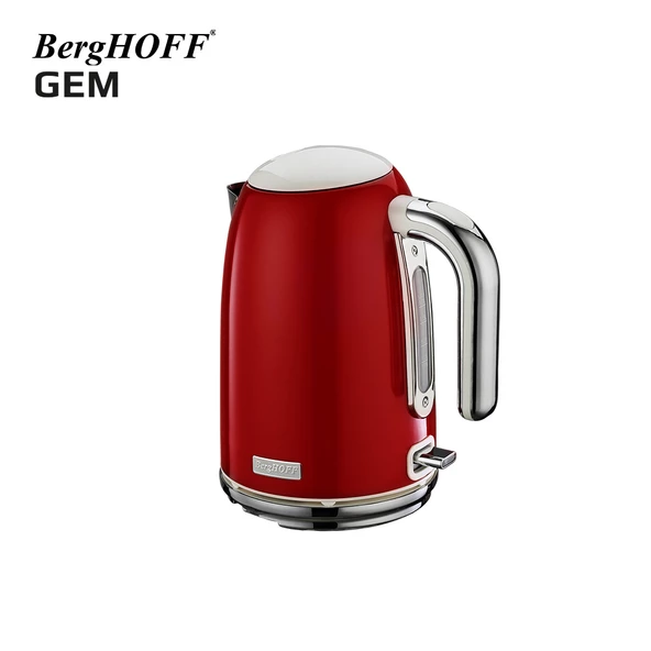 BergHOFF GEM RETRO 1.7 Litre Kırmızı Su Isıtıcısı