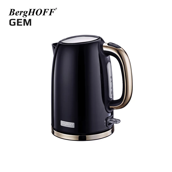 BergHOFF GEM TITAN 1.7 Litre Siyah Gold Su Isıtıcısı