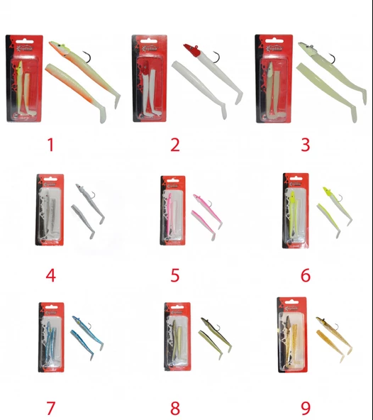 Captain 3071 Ultimate Sardine 12cm Levrek Silikonu 2'li Suni Yem  1 - 1
