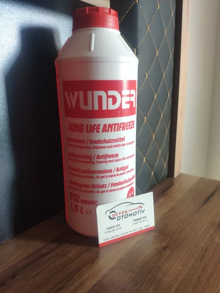 Wunder Kırmızı  Organik Antifriz 1.5 L 37c Derece