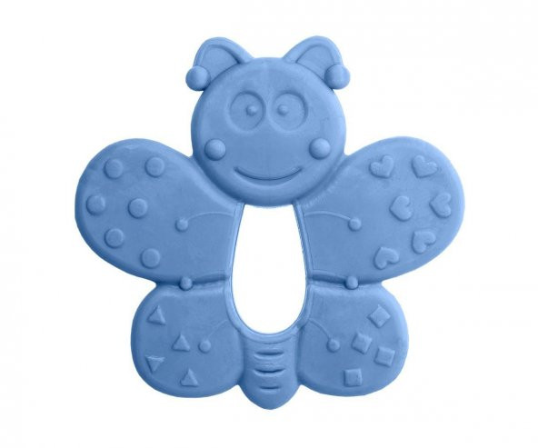 Bambino Kauçuk Yumuşak Diş Kelebek - Mavi ürün görseli