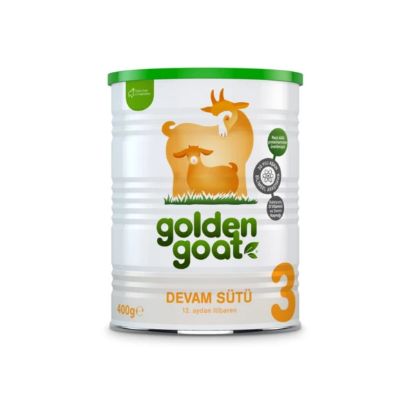 Nessiworld Golden Goat 3 Keçi Sütlü Devam Sütü 1+ Yaş 400 Gr