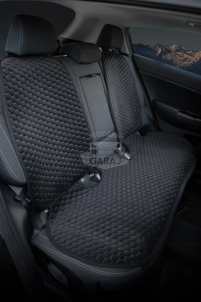 Tay Tüyü Oto Minderi Cepli Ön Arka Set Tüm Araçlara Uyumlu - 3