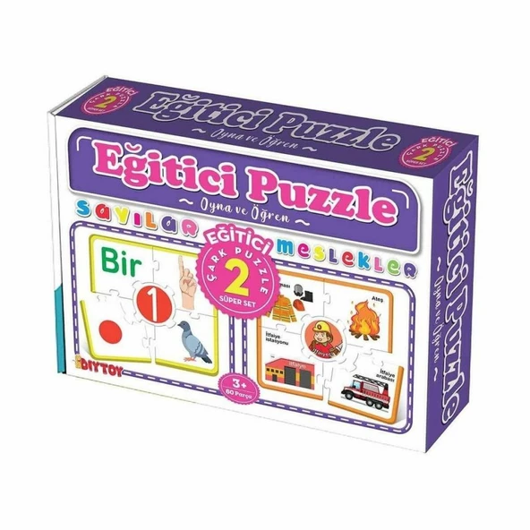 7193 Çark Puzzle Sayılar -Dıytoy