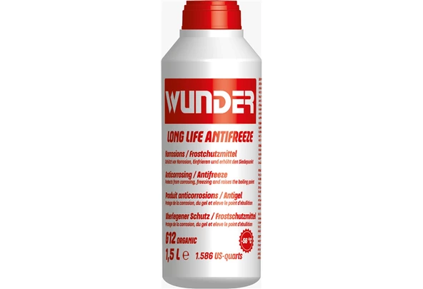 Wunder Kırmızı Organik Antifriz 1.5 L 37c Derece - 3 ADET - 3