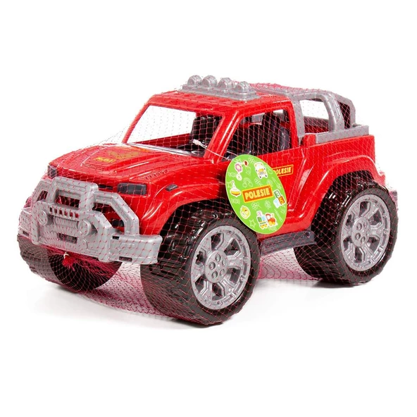 Polesie 76113 Lejyon Arazi Aracı - Kırmızı - 6