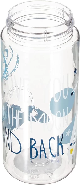 English Home Space Tritan Askılı Çocuk Suluk 500 Ml Mavi - 3