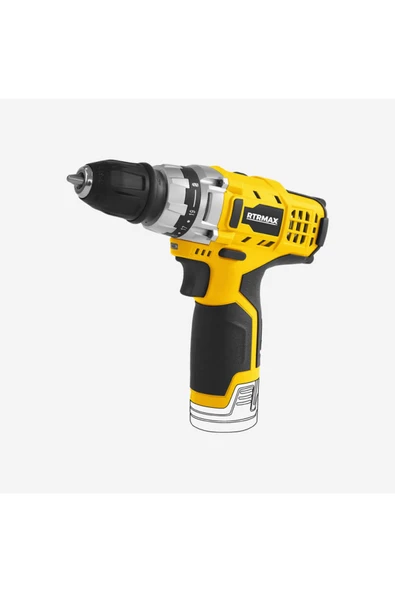 Rtrmax RTX1212 12V Çift Akü 1.5 AH Darbesiz Matkap ürün görseli