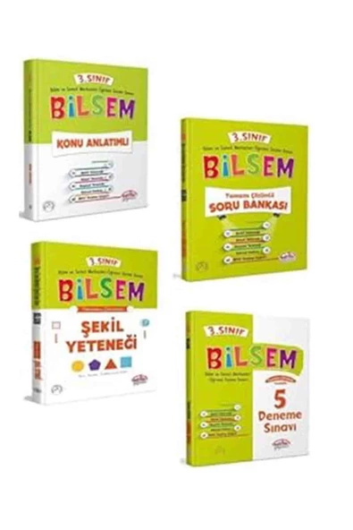 3. Sınıf Bilsem Yeni Nesil Hazırlık 4 lü Set Editör Yayınevi