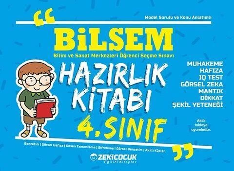 4. Sınıf Bilsem Hazırlık Kitabı Zeki Çocuk Yayınları