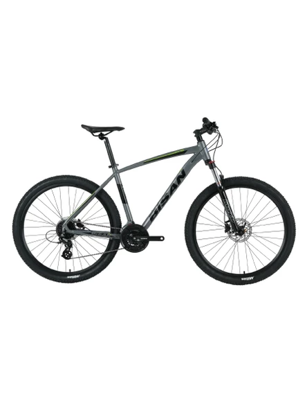 Bisan Mtx7300 29 Jant 43K H.Disk Fren Dağ Bisikleti Metalik Gri-Yeşil - 2