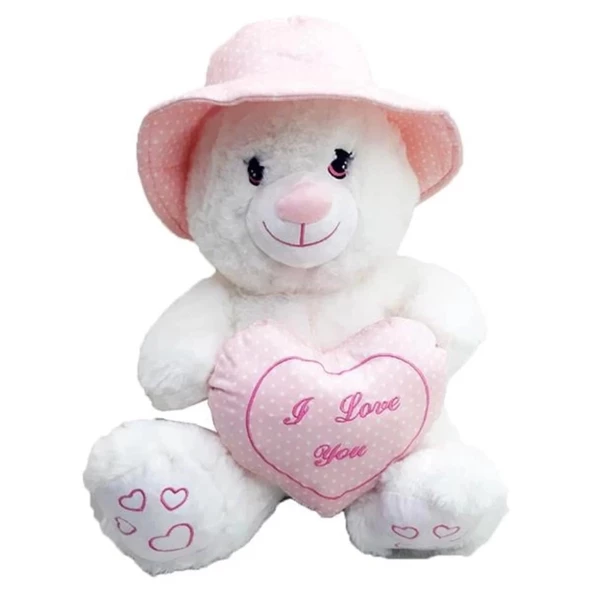 Peluş Şapkalı Ayı 43 CM - 3