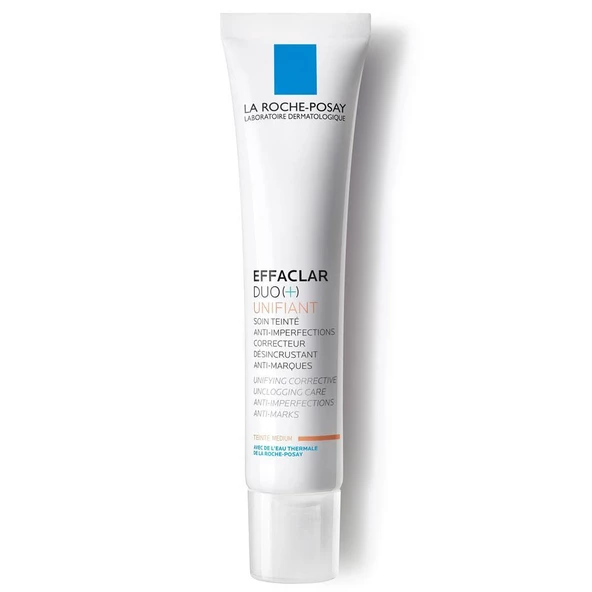La Roche Posay Effaclar Duo Sivilceli Ciltler için Cilt Kusuru Görünümü Karşıtı Renkli Nemlendirici Medium 40ml - 2