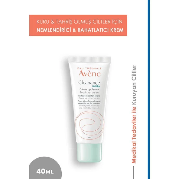 Avene Cleanance Hydra Cream Kuru Ciltler İçin Nemlendirici Krem 40ml