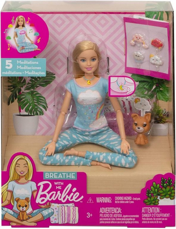 Barbie Wellness Nefes Egzersizi Bebeği GNK01 - 8