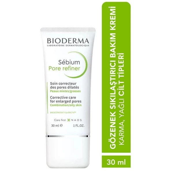 Bioderma Sebium Pore Refiner- Karma ve Yağlı Ciltler İçin Bakım Kremi 30ml - 2