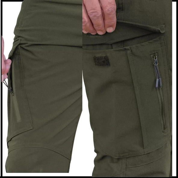 Uyguna-Yakala Haki Erkek Pantolon-NT.562 - 2